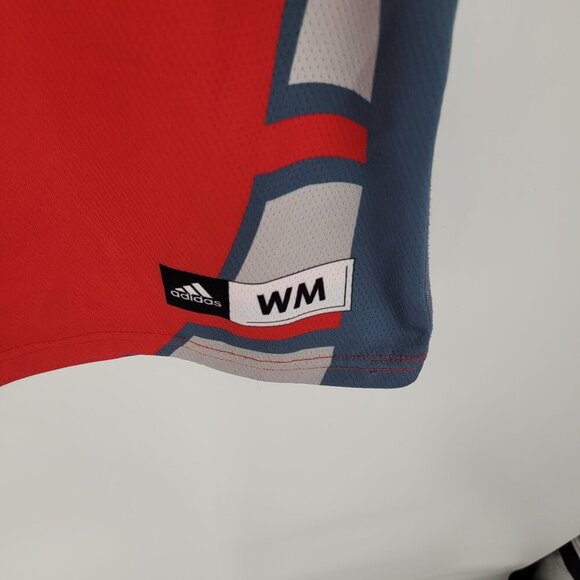 Adidas womens medium red gray reversible basketball jersey Team Oklahoma 21 - Picture 6 of 8